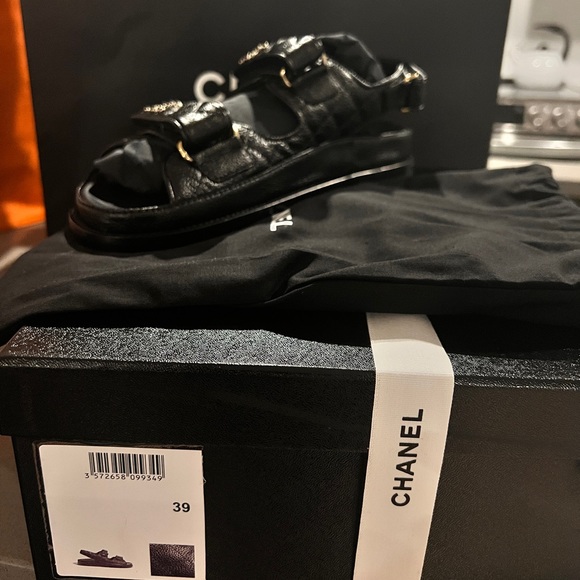 Black Chanel Sandles - Picture 2 of 6